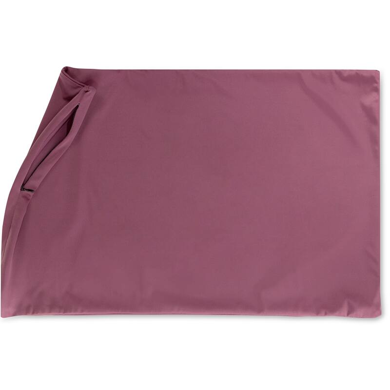 Premium Microbead Pillow, Anti-Aging, Silk like Cover, Burgundy Merlot - ~ Cover, Burgundy Merlot - Small