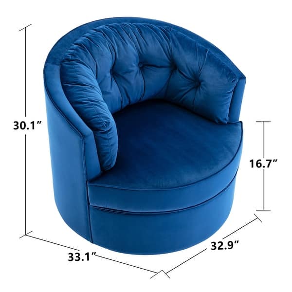 Elegant Round Swivel Barrel Chair Bed Bath & Beyond 32166625