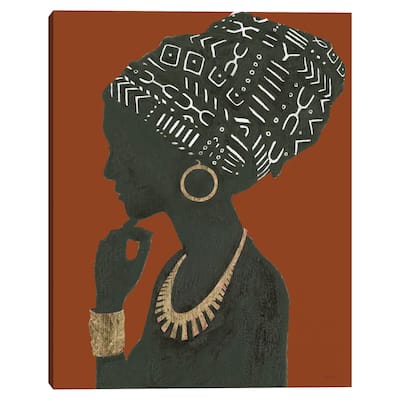 Graceful Majesty Spice II by Emily Adams Canvas Art Print