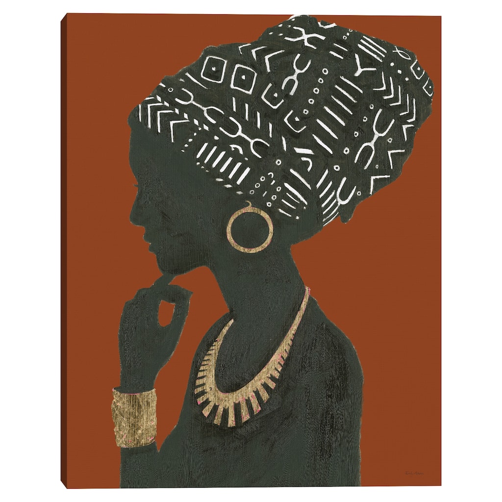 Graceful Majesty Spice II by Emily Adams Canvas Art Print