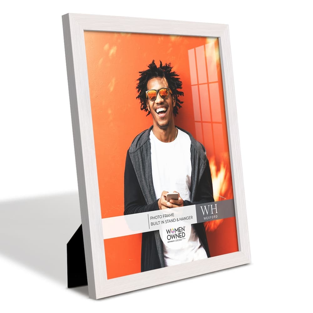 White Barnwood Solid Wood Picture Frame