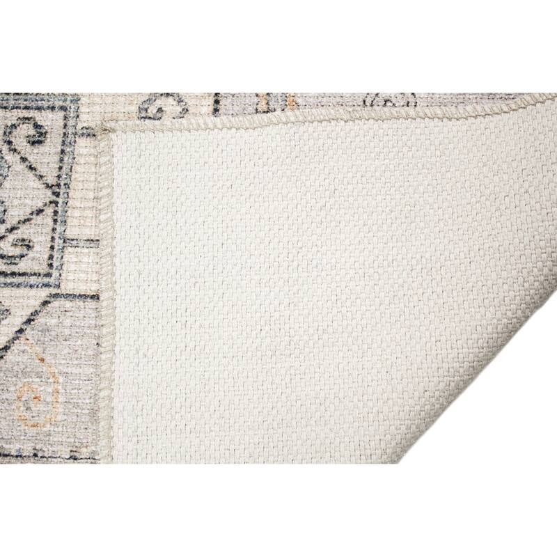 Bashian Zilla Grey Transitional Area Rug