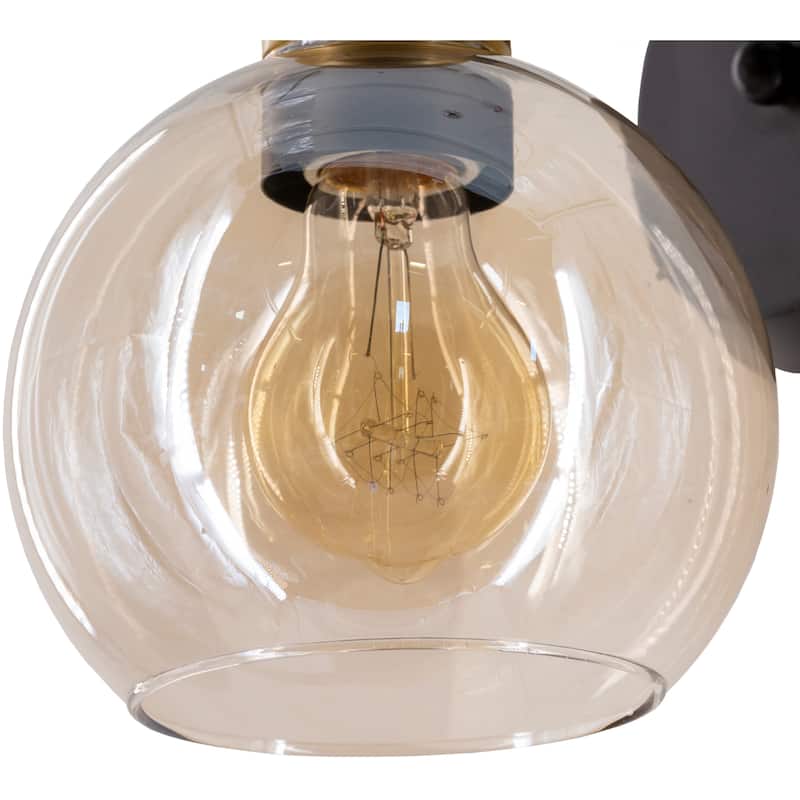 Livabliss Carson Vintage Globe 1-light Wall Sconce