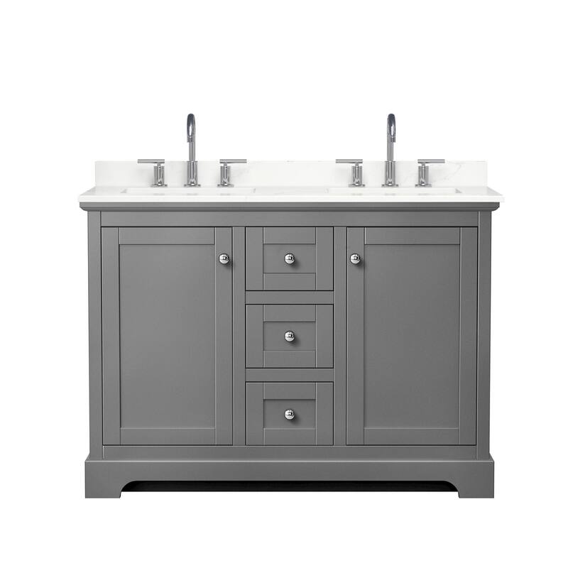 Wyndham Collection WCV232348D-QTZ-US3MXX Avery 48" Free Standing