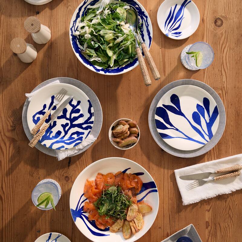 Royal Doulton 1815 Pacific Serving Bowl 11.4in 2025 Blue - 11.4 in