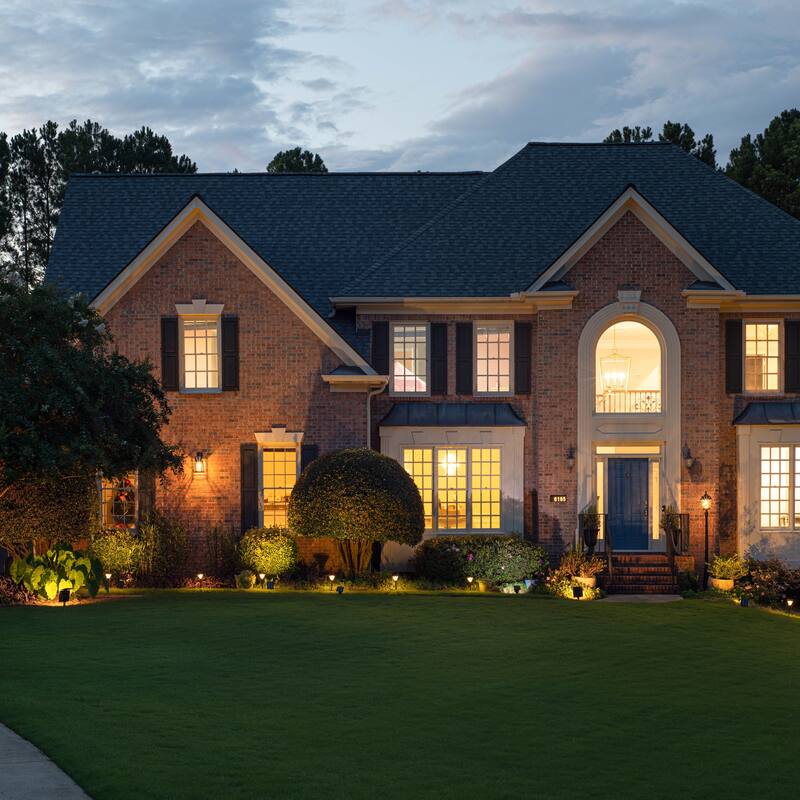 Gama Sonic Premier Solar LED Pathway Landscape Light with Dual Color