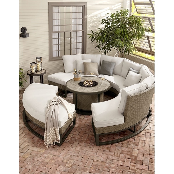 Agio fire pit set deals
