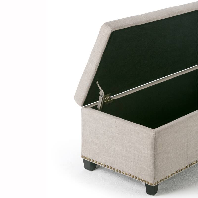 Modern Large Storage Ottoman