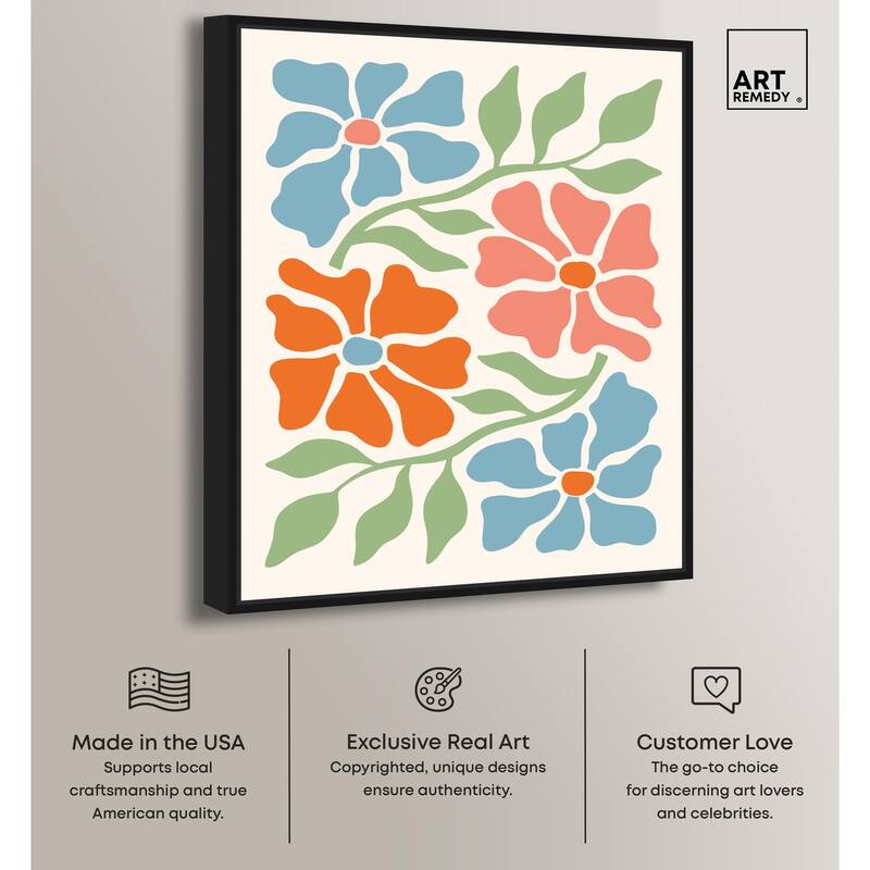 The Flowers Vines all Season Canvas by Art Remedy