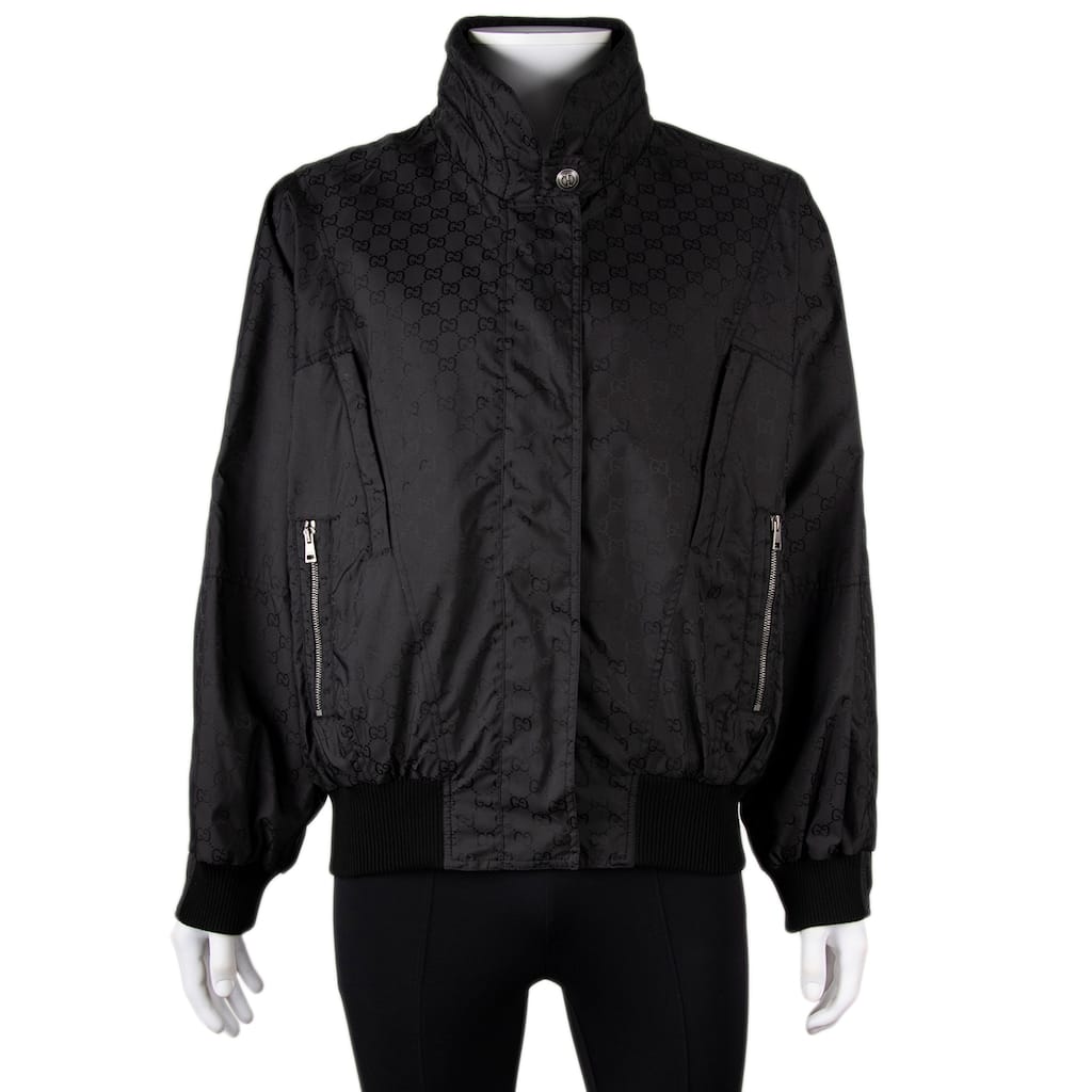 Gucci Women's GG Nylon Zip Jacket
