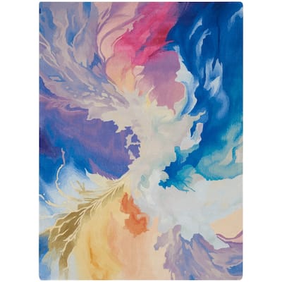 Nourison Prismatic Indoor only Abstract Area Rug