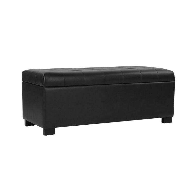 Porch & Den Camero Tufted Storage Bench