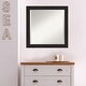 preview thumbnail 34 of 36, Beveled Bathroom Wall Mirror - Furniture Espresso Narrow Frame