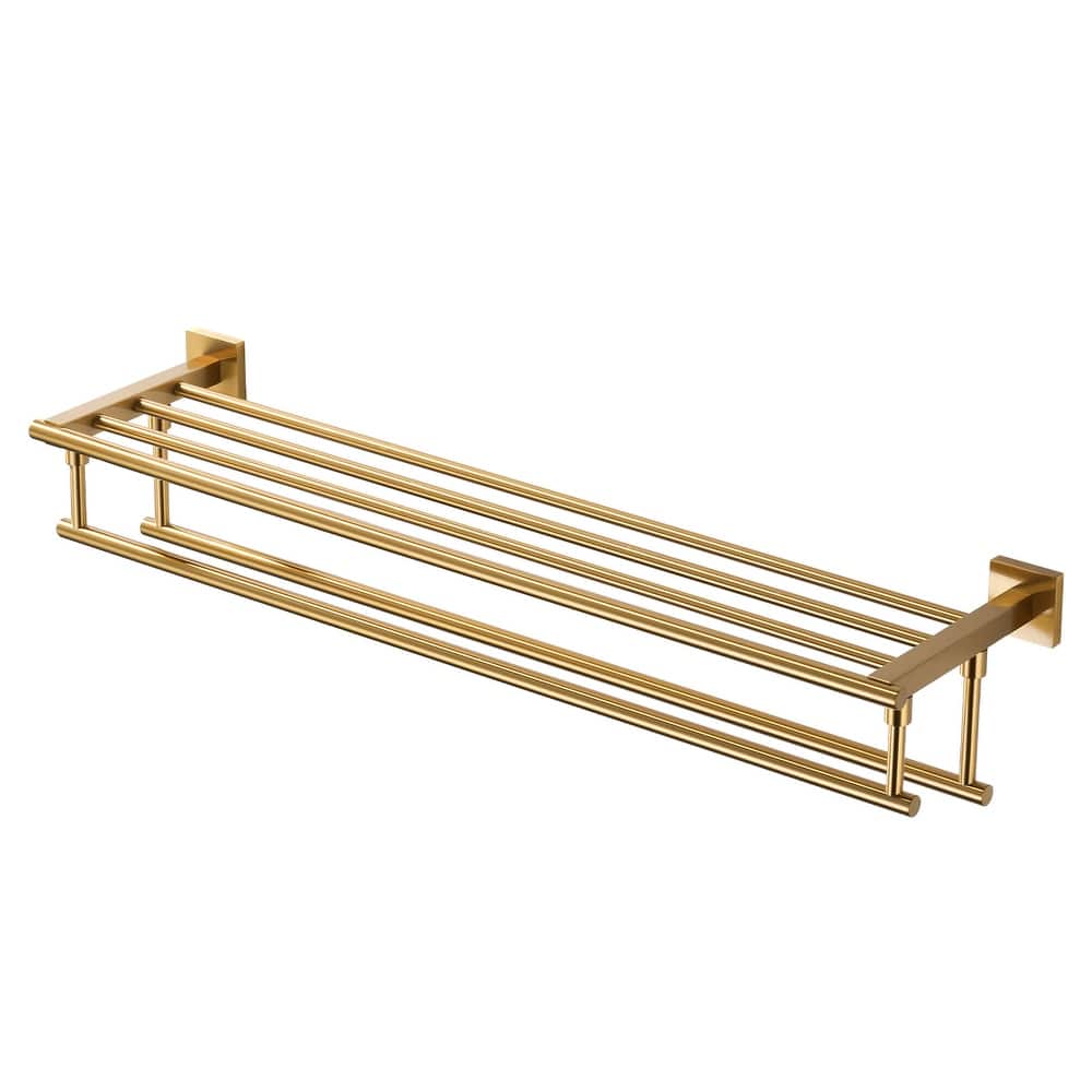 WOWOW Two Towel Holders Wall mounted Towel Rack