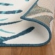 preview thumbnail 17 of 20, Superior Waikiki Tropical Leaves Indoor Outdoor Area Rug