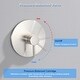 preview thumbnail 15 of 28, Luxier SS-B02 Single Handle 1-Spray Shower Faucet (Valve Included)