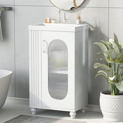 Versatile Bathroom Vanity with Multiple Storage Options