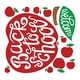 preview thumbnail 5 of 5, Back to School Apple Wall Decals
