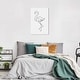 preview thumbnail 7 of 5, Wynwood Studio Canvas Animals Flamingo Outline Black and Off-white Modern & Contemporary Wall Art Canvas Print 36 x 24