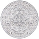 preview thumbnail 12 of 12, SAFAVIEH Opal Petrika Shabby Chic Oriental Rug 6'7" Round - Grey/Ivory - Round