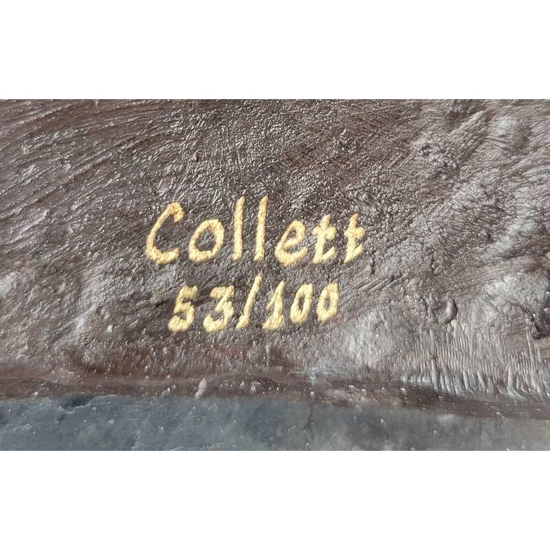 Rhythmic Gymnast Olympic Memorabilia By Collett Bronze Sculpture Hotcast Statue