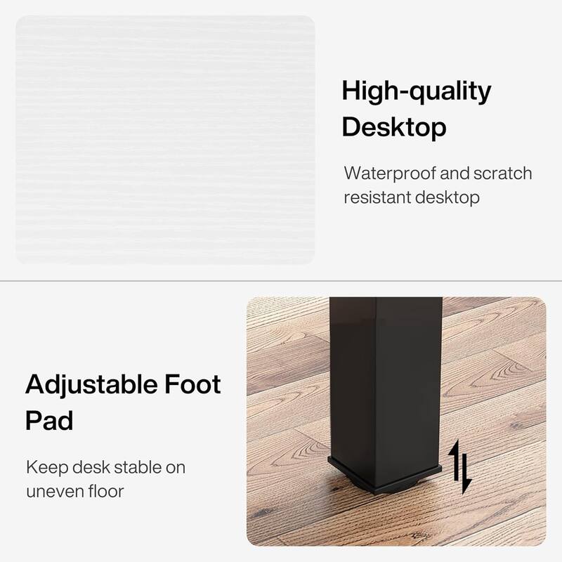 78.7" Extra Long Computer Desk/Table, Work Desk, Double Workstation Desk for Home Office