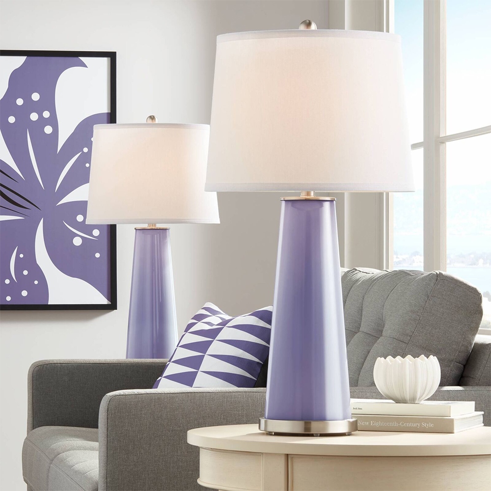 Purple lamp sale