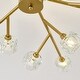 preview thumbnail 9 of 26, Modern Sputnik Chandelier Gold Glam K9 Crystal Chandelier Pendant Light