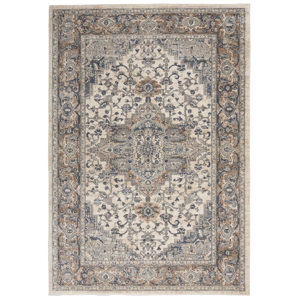 Nourison Concerto Classic Persian Medallion Area Rug.