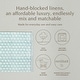 preview thumbnail 2 of 91, over&back Hand-Blocked 100% Cotton Placemats - Machine Washable - Set of 4