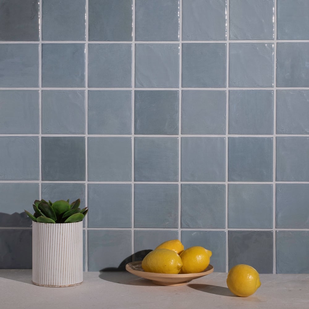 Harvest 4 in. x 4 in. Glazed Ceramic Wall Tile