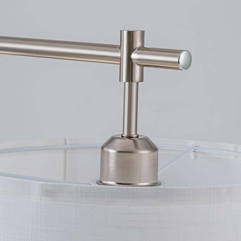 Starsky 3-Light Modern Linear Drum Fabric Kitchen Island Lights