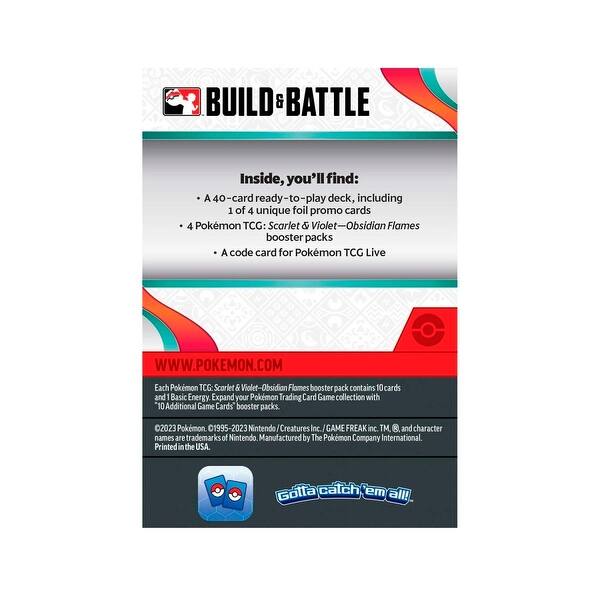 Pokemon TCG: Scarlet & VioletundefinedObsidian Flames Build & Battle Box -  Bed Bath & Beyond - 41960669