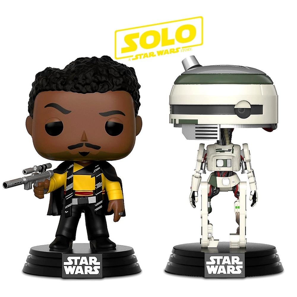 Shop Funko Pop Solo A Star Wars Story Lando Calrissian And L3 37 Bobble Head Toy Action Figure 2 Pop Bundle Overstock 25322085