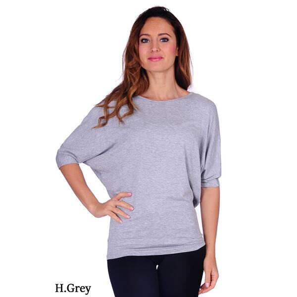 Shop Simply Ravishing Women S Dolman Short Sleeve Top Size S 3x Overstock 17354381