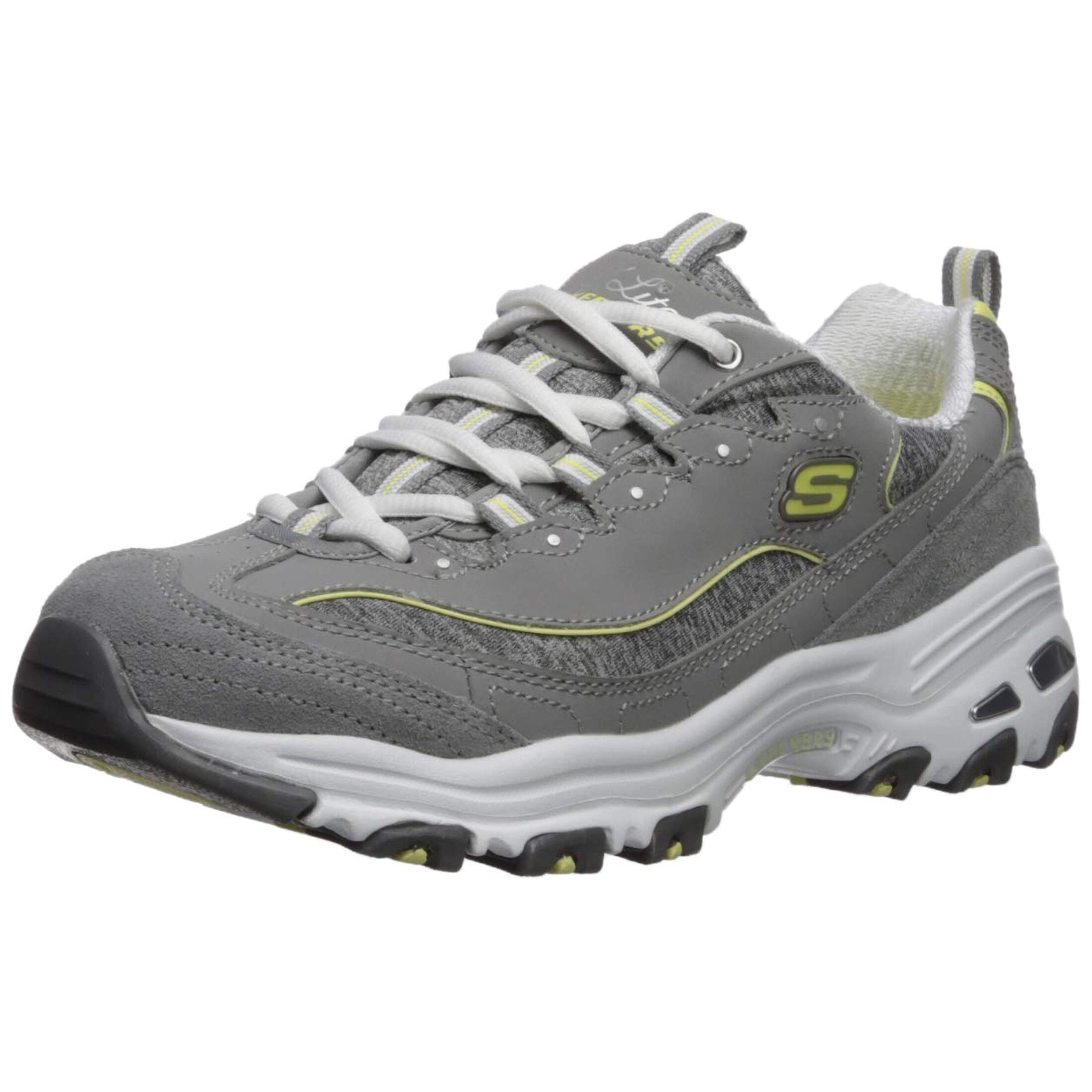 skechers d'lites yellow