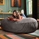preview thumbnail 58 of 66, Jaxx Cocoon 6 Ft Giant Bean Bag Sofa and Lounger for Adults, Microsuede