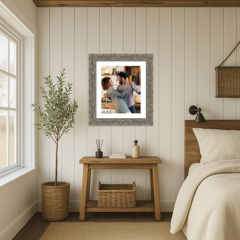 Attic Aged Picture Frame, Photo Frame
