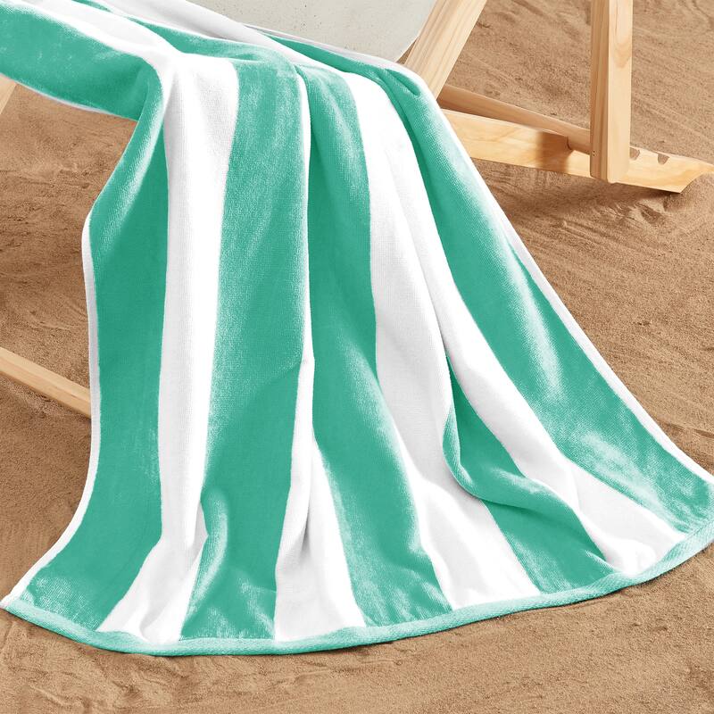 Linery & Co. Cotton Stripe Beach Towel, 4 Pack - 30" x 60"