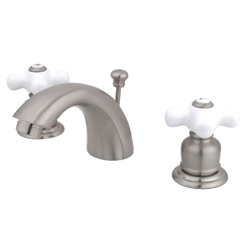 Kingston Brass Victorian 1.2 GPM Widespread Bathroom Faucet with - Brushed Nickel