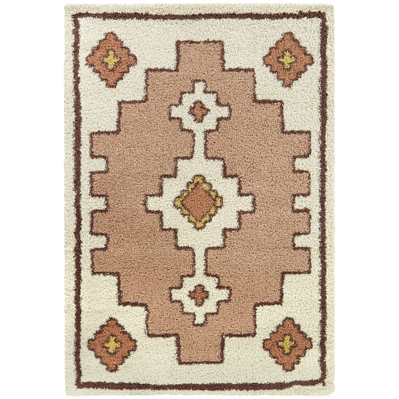 Holanda Southwestern Shag Area Rug