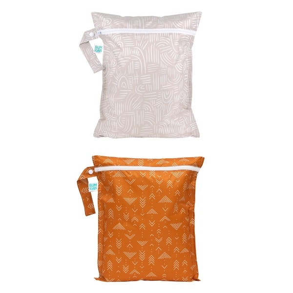 slide 2 of 4, Bumkins Wet Bag 2 Pack: Boho