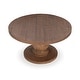 preview thumbnail 2 of 13, Carolina Reclaimed Wood Round Coffee Table by Kosas Home