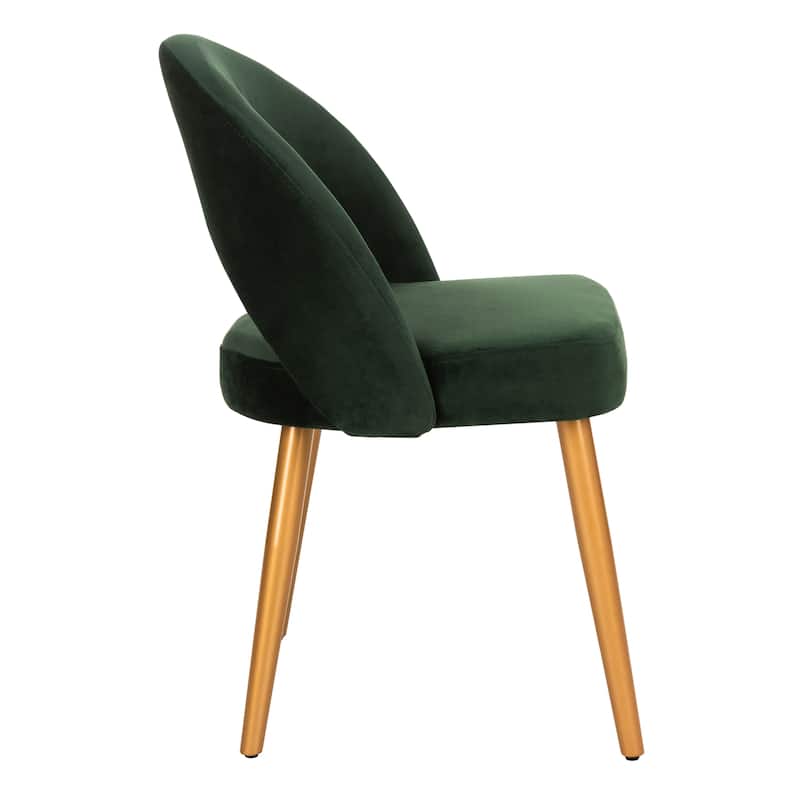 SAFAVIEH Reva Retro Dusty Rose/ Gold Chair (Set of 2) - 21.3" x 24.3" x 31.8" - 21Wx24Dx32H