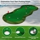 preview thumbnail 18 of 22, Costway 10 x 3.3/5 FT Golf Putting Green Professional Golf Training