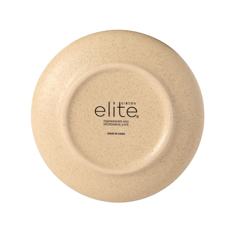 Gibson Elite Manila Bay 8-Piece Stoneware 5 oz Reactive Glaze Expresso & Coffee Cup and Saucer Set, Assorted Colors