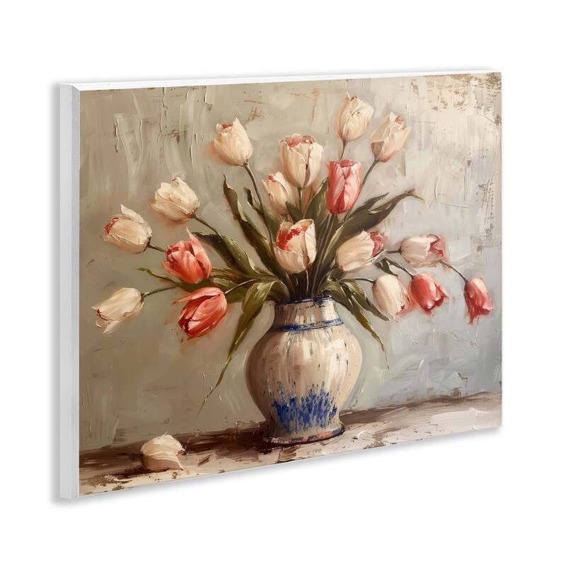 Stupell Quiet Spring Tulips Wall Plaque Art Design By Arlington Prints