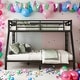 preview thumbnail 2 of 7, Twin XL over Queen Metal Bunk Bed With 2 Side Ladder For Home