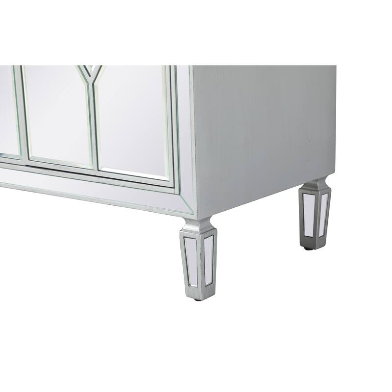 6 Drawer 64" Double Dresser