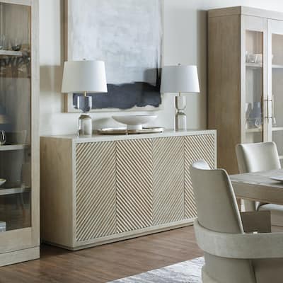 Hooker Furniture Cascade 72" Wide Modern Luxury Sideboard Buffet